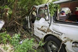 Driver seriously injured in crash with semitruck near Harvard 
